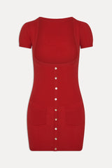 x JENNIE Sofia Knit Mini Dress - Lip Tint