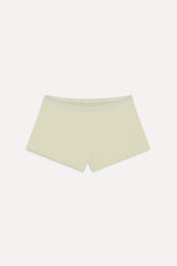 Caster Terry Cheeky Boy Shorts - Lemon