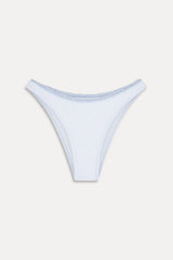 x Paige Lorenze Dove Ribbed Classic Bikini Bottom - Something Blue